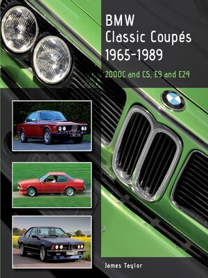 cover image of BMW Classic Coupes, 1965--1989